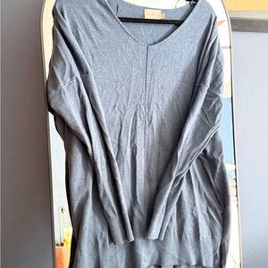 Dreamers Blue V-Neck Top